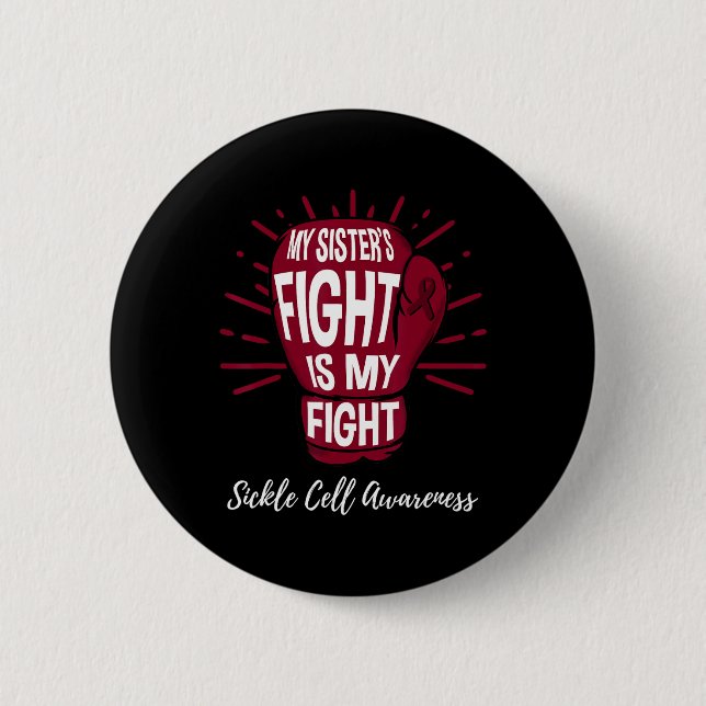 Mein Schwesterkampf ist mein Kampfflugzeug Button (Vorderseite)