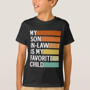 Mein Schwiegersohn ist mein Lieblingskind Lustig V T-Shirt