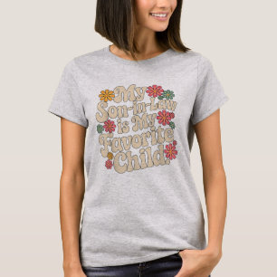 Mein Schwiegersohn ist meine Lieblingssöhne Vater T-Shirt