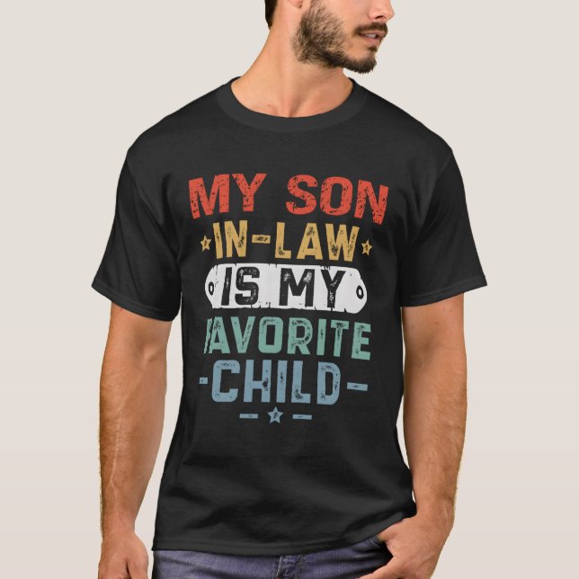 Mein Schwiegersohn ist meine liebste Mama für Kind T-Shirt (Vorderseite)