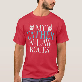 Mein Schwiegervater rocks Schwiegervater Geschenk  T-Shirt