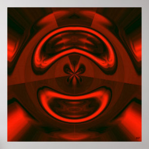 Mein selbst gemachtes Roboter-Plakat Poster