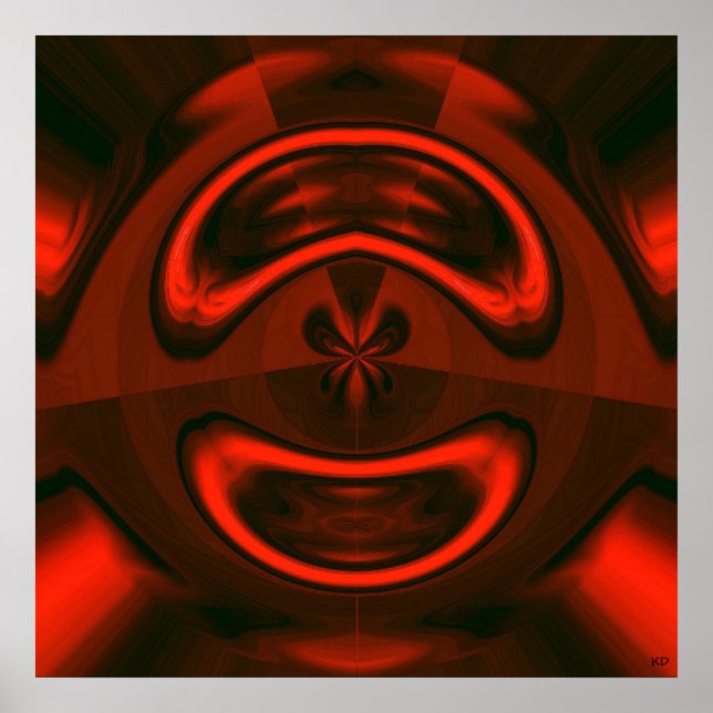 Mein selbst gemachtes Roboter-Plakat Poster (Vorne)