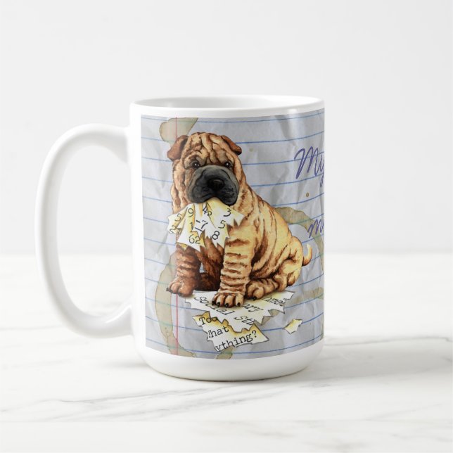 Mein Shar-Pei Ate mein Lektionsplan Tasse (Links)