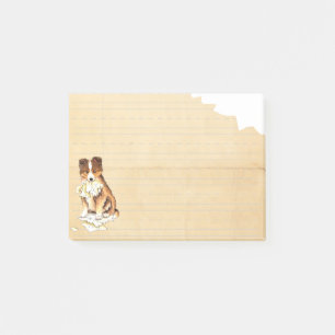 Mein Sheltie aß meine Hausaufgaben Post-it Klebezettel