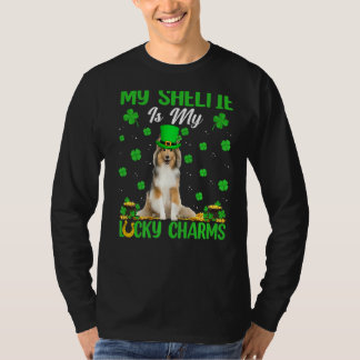 Mein Sheltie ist mein glücklicher Charms Sheltie D T-Shirt