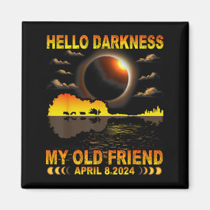 Mein Shirt Hallo Dunkelheit Freund Sonnenfinsterni Magnet