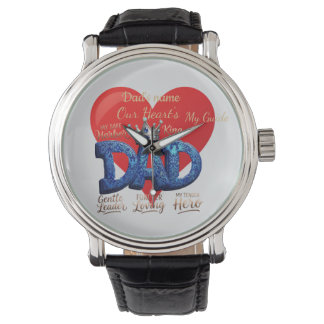 Mein sicherer Hafen Vatertag Armbanduhr