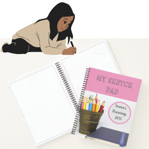 Mein Sketch-Pad für ihr Art Zeichnend Notebook Notizbuch
