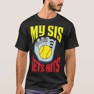 Mein Sohn bekommt den Bruder einer Softball-Schwes T-Shirt