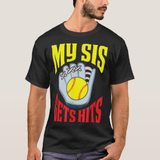 Mein Sohn bekommt den Bruder einer Softball-Schwes T-Shirt
