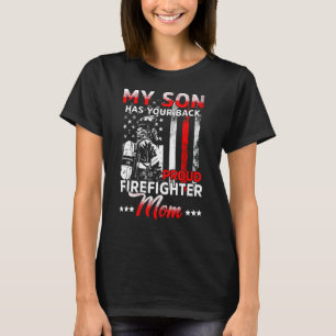 Mein Sohn hat deine Mama für den Feuerwehrmann. T-Shirt