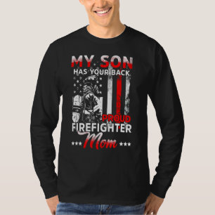 Mein Sohn hat deine Mama für den Feuerwehrmann. T-Shirt