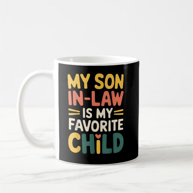 Mein Sohn im Jura ist mein Lieblingskind Kaffeetasse (Links)