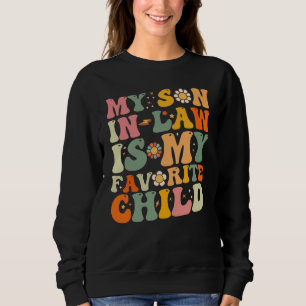 Mein Sohn im Jura ist mein Lieblingskind Retro Gro Sweatshirt