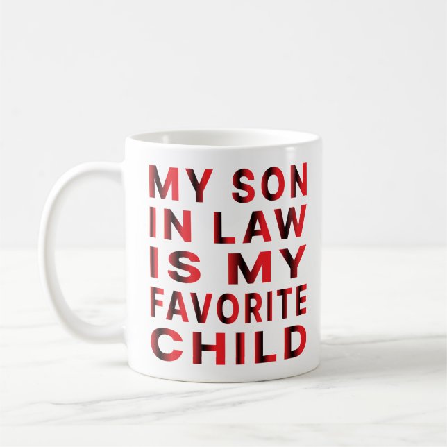 Mein Sohn im Jura ist mein liebstes Kind Kaffeetasse (Links)