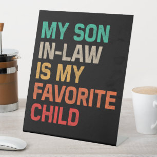 Mein Sohn im Jura ist mein liebstes Kind Sockelschild