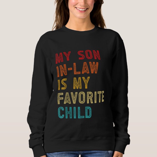 Mein Sohn im Jura ist mein liebstes Kind Sweatshirt (Vorderseite)