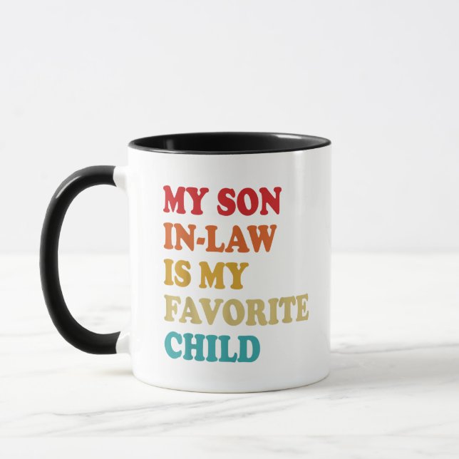 Mein Sohn im Jura ist mein liebstes Kind Tasse (Links)