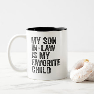 Mein Sohn im Jura ist meine Lieblingsfamilie für d Zweifarbige Tasse