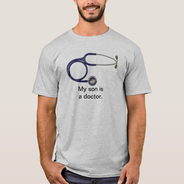 Mein Sohn ist ein Doktort-shirt T-Shirt (Vorderseite)