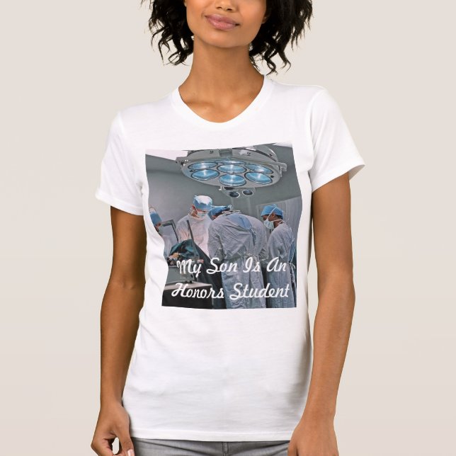 Mein Sohn ist ein Ehrenstudent T-Shirt (Vorderseite)