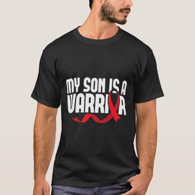 Mein Sohn ist ein Erzfeind, das Anämie-Bewusstsein T-Shirt (Vorderseite)