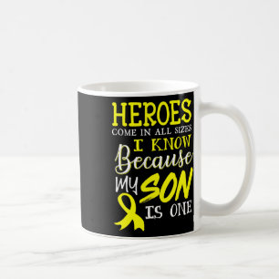 Mein Sohn ist ein Helden-Kinderkrebs-Bewusstsein 1 Kaffeetasse