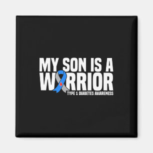 Mein Sohn ist ein Krieger Typ 1 Diabetes-Bewusstse Magnet