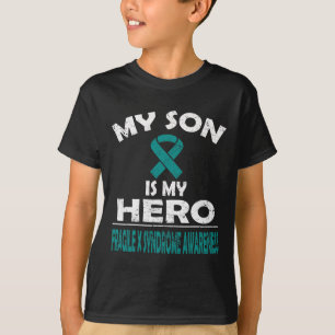 Mein Sohn ist mein Held Fragile-X-Syndrom T-Shirt