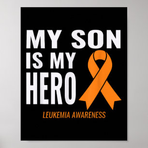 Mein Sohn ist mein Heldenleukämie-Tumor-Support un Poster