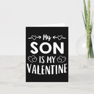 Mein Sohn ist mein Valentins-Shirt Hübsche Mama Pa Karte