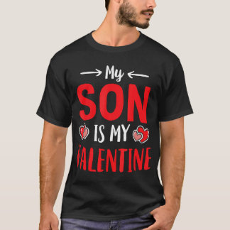 Mein Sohn ist meine Valentine Niedliche Mutter Jun T-Shirt