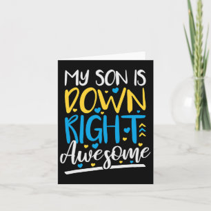 Mein Sohn ist rechts Phantastisch-unten-Syndrom Aw Karte