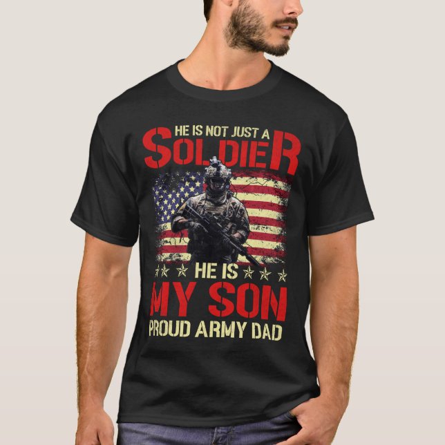 Mein Sohn ist Soldat und Vater der Proud-Armee - M T-Shirt (Vorderseite)