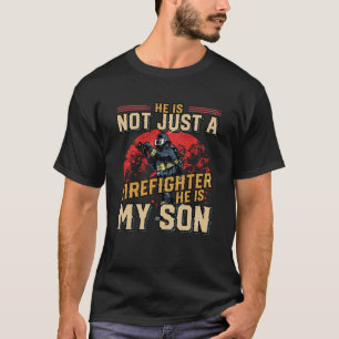 Mein Sohn ist Vater der Feuerwehrfamilie, die stol T-Shirt