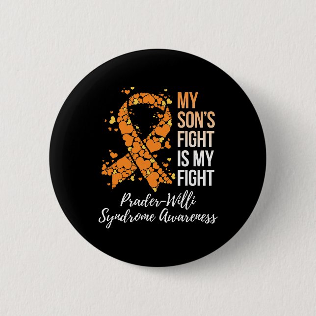 Mein Sohn kämpft gegen das Prader Willi Syndrom A Button (Vorderseite)