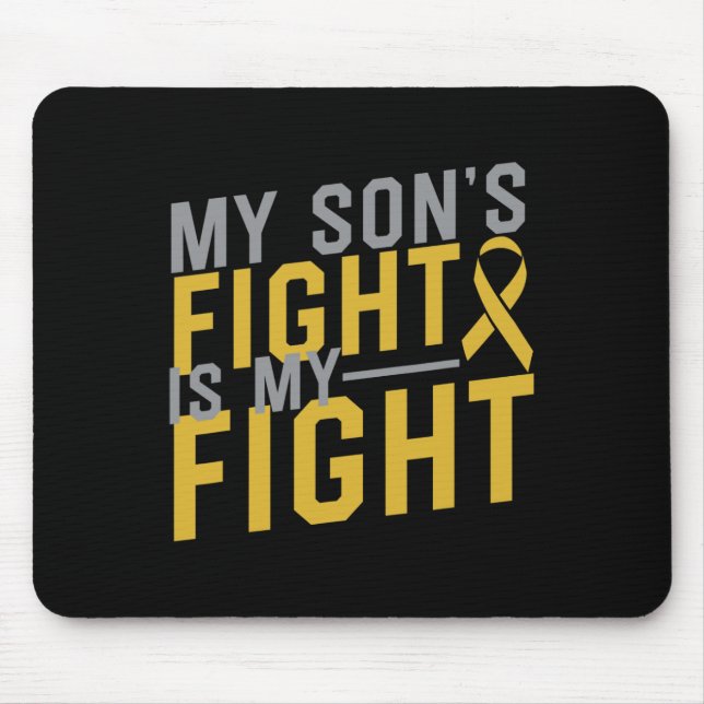 Mein Sohn kämpft gegen Krebs im Kindesalter Mousepad (Vorne)