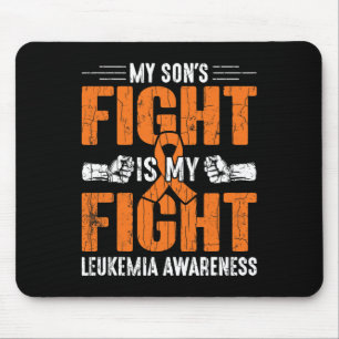 Mein Sohn kämpft mit glücklichen Leukämiepreisen Mousepad
