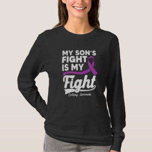 Mein Sohn kämpft mit meinem Kämpfer gegen Epilepsi T-Shirt