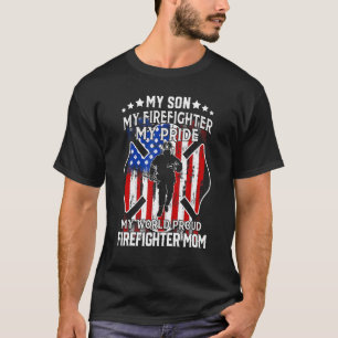 Mein Sohn, mein Feuerwehrmann, mein Stolz auf mein T-Shirt