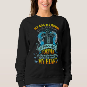 Mein Sohn, mein Held, mein Wächter Angel, sieht er Sweatshirt