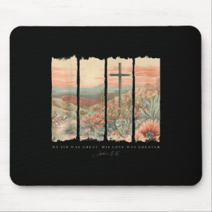 Mein Sohn war groß, seine Liebe war größer Jesus C Mousepad