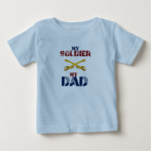 Mein Soldat mein Vater Cav Baby T-shirt
