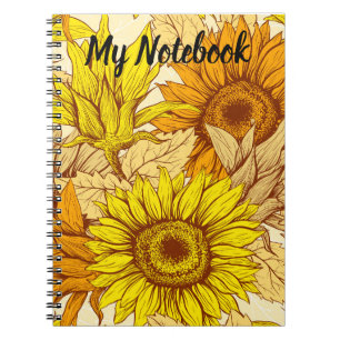 Mein SonnenblumenNotebook Notizblock