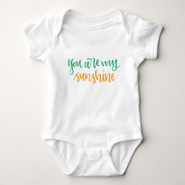 Mein Sonnenschein-Baby-Shirt Baby Strampler (Vorderseite)