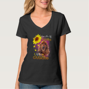 Mein Sonnenschein Cocker Spaniel Hund mit Sonnenbl T-Shirt