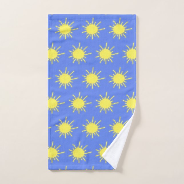 Mein Sonnenschein Handtuch (Sky Blue & Yellow) (Handtuch)