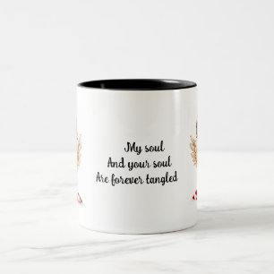 Mein Soul und dein Soul sind für immer verwirrt Zweifarbige Tasse