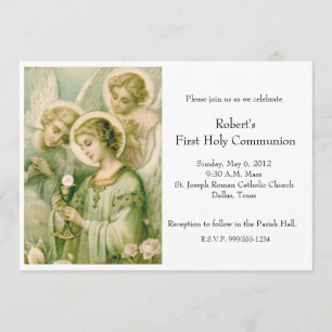 Mein Soul zerreißt die Schleier-erste Kommunion Einladung